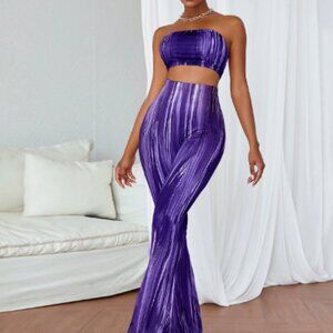 Purple Tie-Dye Women's Set